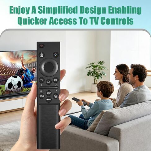 BN59-01484A Infrared Remote Control, Replacing for Samsung smart TV Crystal - for Netflix Prime Video for YouTube hotkeys - Voice-Free, no Settings Required in Saudi Arabia