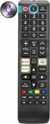 Replacement for Samsung TV Remote, Voice Control, Compatible with 2019-2025 Samsung Smart TV, LED, QLED, Crystal UHD, 2-Year Warranty in Saudi Arabia