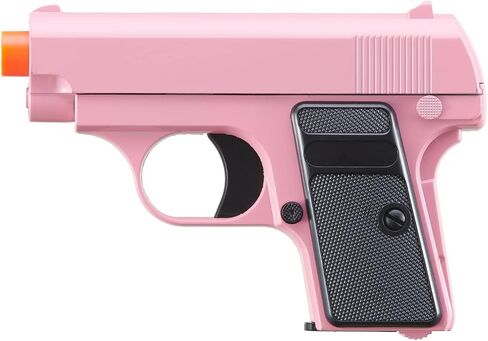 Pink 240 FPS 1906 Airsoft Pistol Metal Spring Compact Pocket Airsoft Pistol - Pink in Saudi Arabia