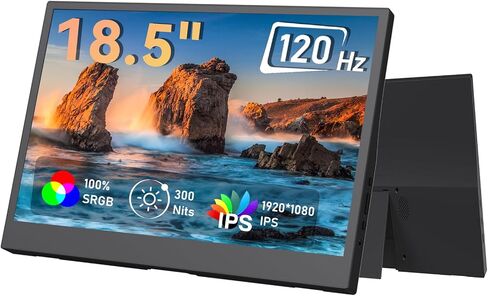 FMC 18.5" Large Portable Monitor IPS 120Hz USB-C HDMI Monitors in Saudi Arabia