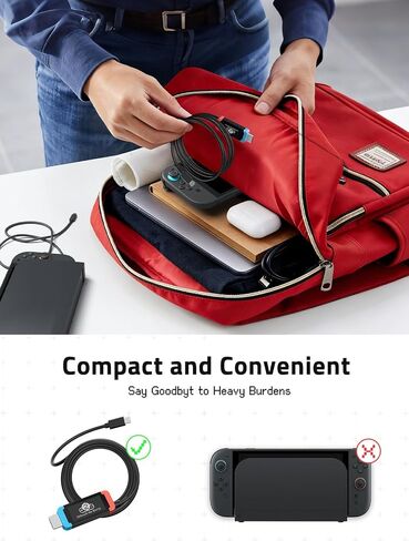 Lemorele 100W PD USB‑C to HDMI Adapter Cable for Switch 2, 4K@60Hz in Saudi Arabia