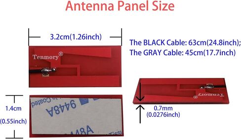 MHF4 Internal Antenna Dual-Band Laptop WiFi Antennas for M.2 NGFF Card in Saudi Arabia