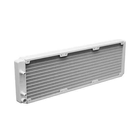 مبرد سائل GAMDIAS Aura GL360 Digital WH 360mm AIO CPU، شاشة رقمية 2.1 بوصة، 3X 120mm PWM ARGB Fans، 1800 دورة في الدقيقة، قاعدة نحاسية، Intel LGA 1851/1700 & AMD AM5/AM4، أبيض in Kuwait