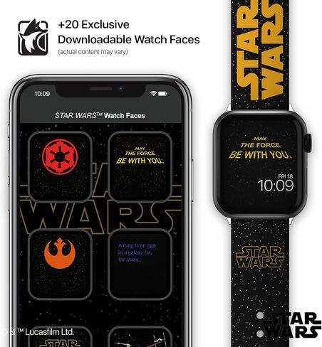 Star Wars - Galactic Smartwatch Band - Officially Licensed, Compatible with Every Size & Series of Apple Watch (watch not included) in Kuwait