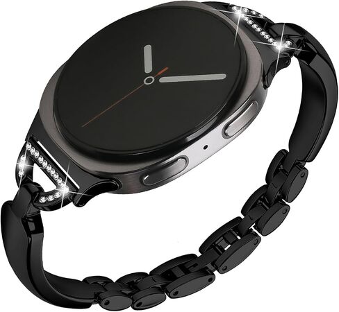 Dressy Bracelet Bands Compatible with Samsung Galaxy Watch 9/8 40mm 44mm 46mm Women Metal Replacement Wristbands in Saudi Arabia
