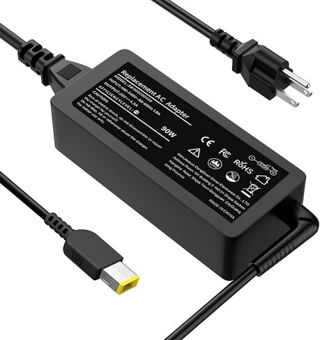 New Ryaobwu 90W/65W USB Tip AC Adapter Compatible with Lenovo Thinkpad X1 T460 T470 T450 T430 T440 T440P T540P 440S T460S T560 E560 E550 E440 IdeaPad Z510 Z710 PA-1900-081 6277-9QU Power Supply Cord in Kuwait