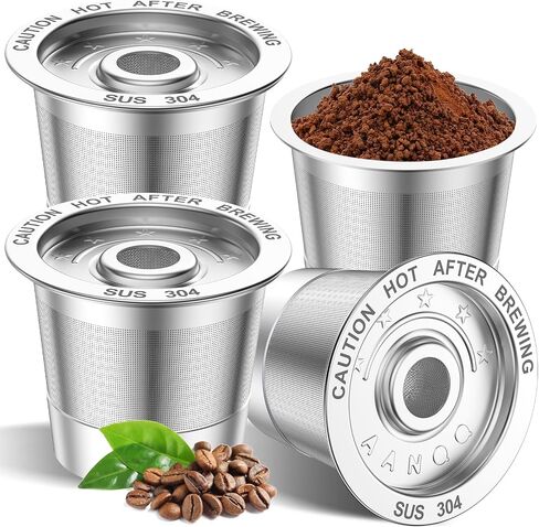 AANQQ Reusable K Cup for Keurig: No Microplastics Coffee Pods 2 Pack in Saudi Arabia