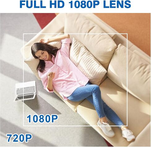 Home Security Cameras Hidden Camera Video HD 1080P WiFi Camera Wireless Small Cam Real-Time Spy Camera for Home with Night Vision, App Control and Motion Detection in Saudi Arabia