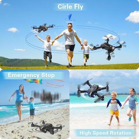 Foldable Camera Drone, 1080P FPV RC Drone for Beginners Kids & Adults in Kuwait