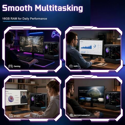 Prebuilt Gaming PC Desktop,Intel Core i7 Business Office Tower Computers PC in Kuwait