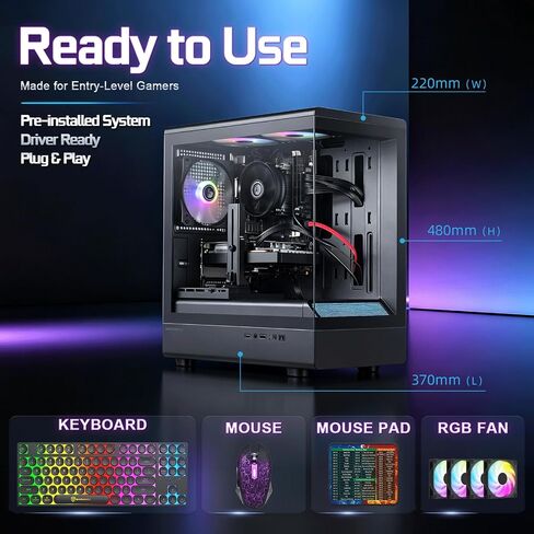 Prebuilt Gaming PC Desktop,Intel Core i7 Business Office Tower Computers PC in Kuwait