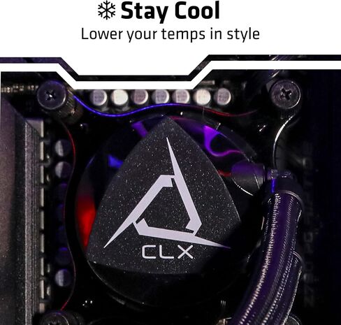 CLX Horus Gaming PC - Intel Core Ultra 9 285K 3.7GHz, GeForce RTX 5080, 2TB NVMe M.2 SSD, 48GB DDR5 RGB Memory, 360mm AIO, WiFi, Windows 11 Home, Black, AI-Accelerated in Saudi Arabia