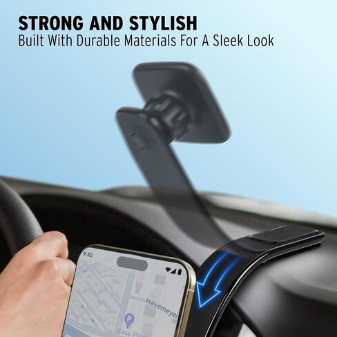 MagSafe car Mount for iPhone & Android, Magnetic Dashboard Phone Holder in Saudi Arabia