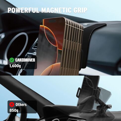 MagSafe car Mount for iPhone & Android, Magnetic Dashboard Phone Holder in Saudi Arabia