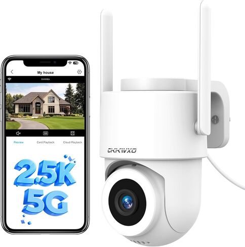 2.5K Outdoor WiFi Security Camera, Plug-in, 360° PTZ Auto Tracking in Saudi Arabia