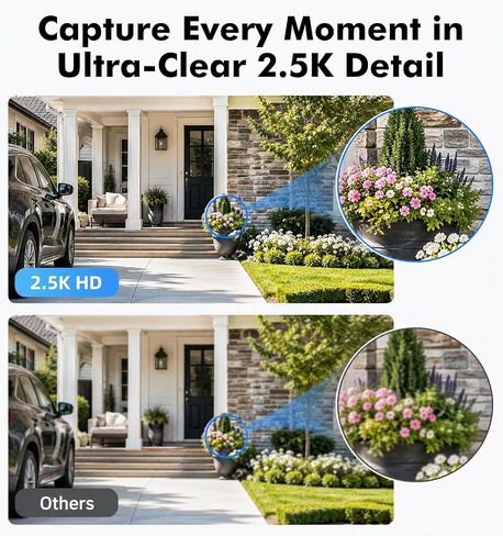 2.5K Outdoor WiFi Security Camera, Plug-in, 360° PTZ Auto Tracking in Saudi Arabia