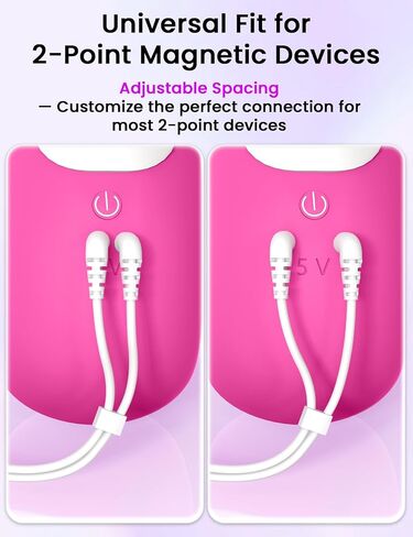 Sinoacc 2 Pin Magnetic Charger, for Rechargeable Toys Massagers in Kuwait