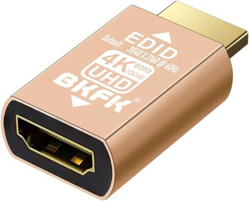 HDMI edid Emulator Adapter, 1920X1080@60/120Hz(Adjustable 2K, 4K) emulators,Reliable Pass-Through for Extender/AV Receiver/Video Splitters in Saudi Arabia