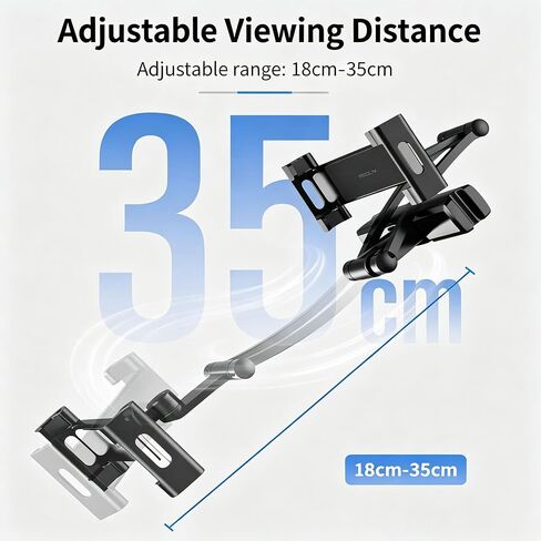 360° Aluminum Car Tablet Mount for Nissan Sentra Versa Leaf in Saudi Arabia