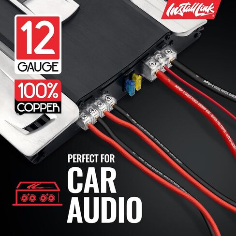 Install Link 12 AWG Gauge Speaker Wire (100 Feet) Car or Home Theater (OFC) in Saudi Arabia