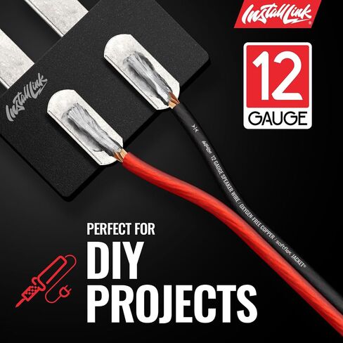 Install Link 12 AWG Gauge Speaker Wire (100 Feet) Car or Home Theater (OFC) in Saudi Arabia