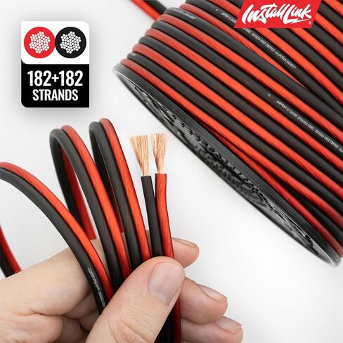 Install Link 12 AWG Gauge Speaker Wire (100 Feet) Car or Home Theater (OFC) in Saudi Arabia