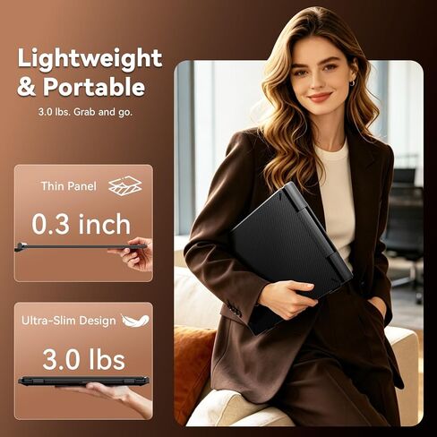 Teamgee S10 Pro 14" Dual-Screen Extender – Ultra‑Slim & Hidden Cable in Saudi Arabia