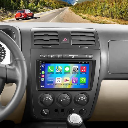 8 Core+128GB Car Radio for Hummer H3 2005-2010,Android 15 Car Stereo in Saudi Arabia