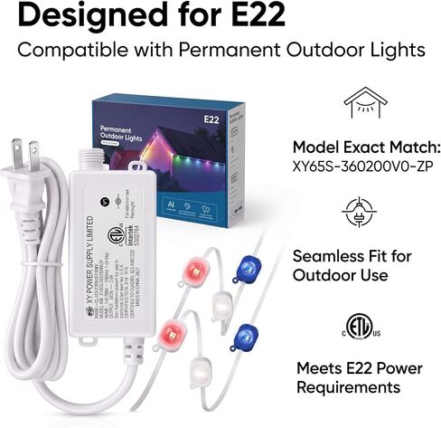 36V 2A 72W Power Adapter for eufy Permanent Outdoor Lights E22 in Kuwait