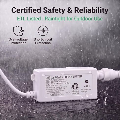 36V 2A 72W Power Adapter for eufy Permanent Outdoor Lights E22 in Kuwait