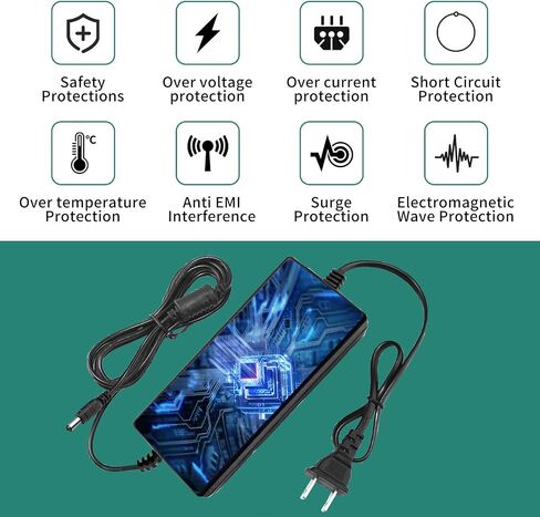 12V 10A Power Supply Adapter 120W Transformer 100-240V AC to DC Converter in Saudi Arabia