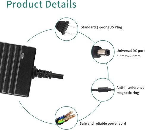12V 10A Power Supply Adapter 120W Transformer 100-240V AC to DC Converter in Saudi Arabia