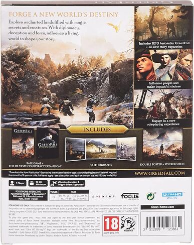 FOCUS HOME INTERACTIVE GreedFall (Gold Edition) (PS5) in Kuwait