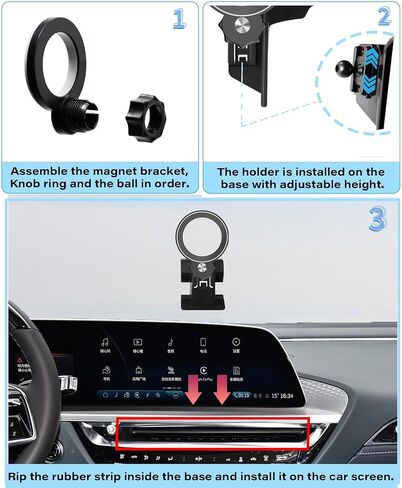Car Phone Holder for Cadillac Lyriq 2023 2024 2025 2026 Accessories in Saudi Arabia
