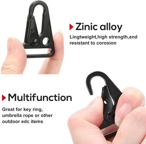 8-Pack Metal Clips Hooks for 1.25" Width Rifle Sling in Saudi Arabia
