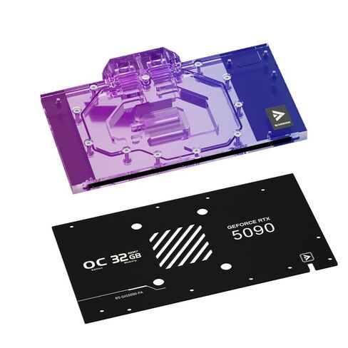 Barrow Copper GPU Water Cooling Block GPU Waterblock for Gigabyte RTX 5090 D Gaming OC 32G, for Gigabyte RTX 5090 D WindForce OC 32G, for Gigabyte Aorus RTX 5090 D Master 32G in Kuwait