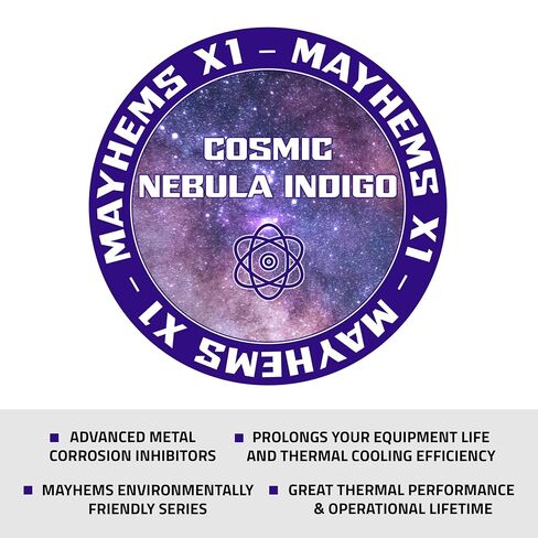 Mayhems - X1 Concentrate PC Coolant - Computer Water Cooling Fluid - Liquid Cooling, Eco Friendly Series, 250 ml, Cosmic Nebula Indigo in Kuwait