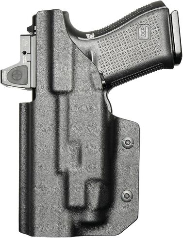 PROUS IWB Kydex Holster for Glock 19 with TLR7/TLR7A/TLR7X, Fit Glock 17/19 Gen 3-5, 23/32 Gen 3-4&19X/ 44/45, Inside Waistband Conceal Carry, Optic Cut, Adj. Cant & Retention, Right Hand in Kuwait