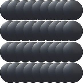 SALEX Cell Phone Metal Stickers 1 inch for Magnetic Car Mount. Replacement Set of 32 Mini Magnet Metal Plates. Black Car Sticky Small Round Iron Discs with 3M Adhesive Backing for Case, DIY, Crafts. in Saudi Arabia