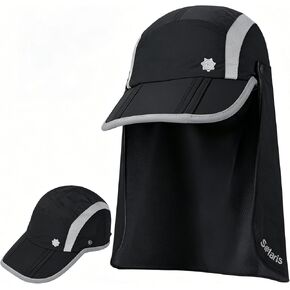Tirrinia UPF 50+ Fishing Hat with Removable Neck Flap, Baseball Cap in Kuwait