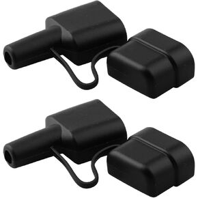 50A Dust Cover Waterproof Cable Sheath with Cap for Caravan Solar RV Wiring Protection Black 2-Pack Bipolar Connector Boot(2pcs-red) in Saudi Arabia
