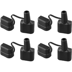 50A Dust Cover Waterproof Cable Sheath with Cap for Caravan Solar RV Wiring Protection Black 2-Pack Bipolar Connector Boot(4pcs-black) in Saudi Arabia