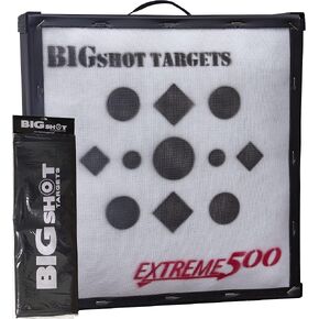 BIGSHOT Iron Man Xtreme 500 FPS - Crossbow & Compound Bow Archery Target with Weather Cover - Heavy Duty Stops 500 FPS - Easy Arrow Removal - 24 Inch Outdoor Shooting in Saudi Arabia
