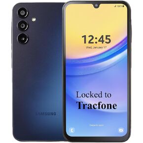 Tracfone Samsung Galaxy A15 5G Phone - 64GB, $20 30-Day Plan, Black in Kuwait