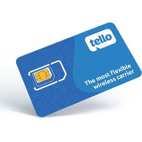 Tello Mobile - US Prepaid SIM Card (3 in 1) | Bring Your Own Phone Kit | Phone Plans Starting at $5/mo up to $25/mo | Nation-Wide 4G LTE/5G Coverage in Saudi Arabia
