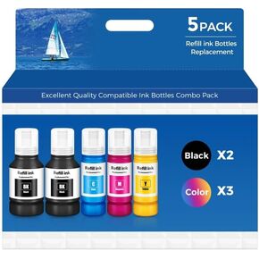 Ink Refill Bottles for ET-4850 ET-3850 ET-2850 ET-4760 ET-3760 Ink Refill in Saudi Arabia