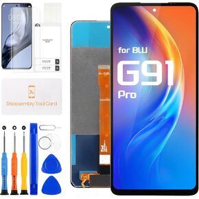 for BLU G91 Pro Screen Replacement for BLU G91 Pro LCD Display Touch Screen Replacement for BLU G91 Pro G0530WW LCD Digitizer Glass Full Assembly with Repair Tools (Black, 6.7") in Saudi Arabia