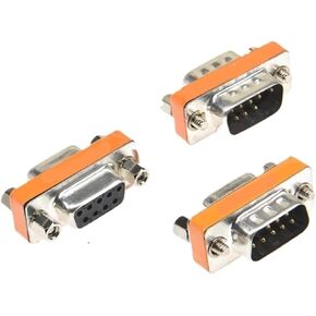 1Pcs DB9 Female Male Plug Adapter Gender Changer in Kuwait
