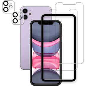 Easy Alignment Frame Designed For iPhone 11 Tempered Glass Screen Protector 2-Pack Camera Lens Protector Film 2-Pack in Kuwait