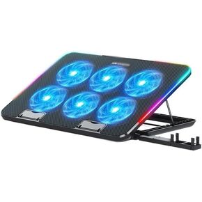 E-Sports Colorful Atmosphere Lighting Fan Notebook Cooler in Saudi Arabia